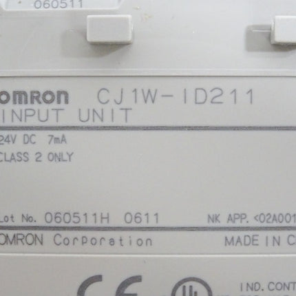 Omron Input Unit CJ1W-ID211