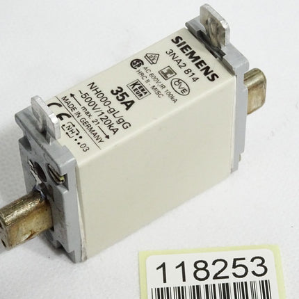 Siemens Sicherung 3NA2814 35A NH000-gL/gG - Maranos.de