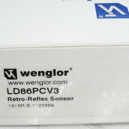 Wenglor LD86PCV3 Retro-Reflex Sensor / Neu OVP - Maranos.de