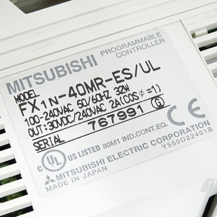 Mitsubishi FX1N-40MR-ES/UL 32W SPS-Grundgerät / Halterung gebrochen - Maranos.de