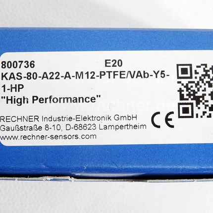 Rechner Sensors 800736 KAS-80-A22-A-M12-PTFE/VAb-Y5-1-HP / Neu OVP - Maranos.de