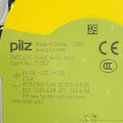 Pilz 751107 PNOZ s7 C 24VDC 4 n/o 1 n/c PNOZsigma Kontakterweiterung / Neu OVP - Maranos.de