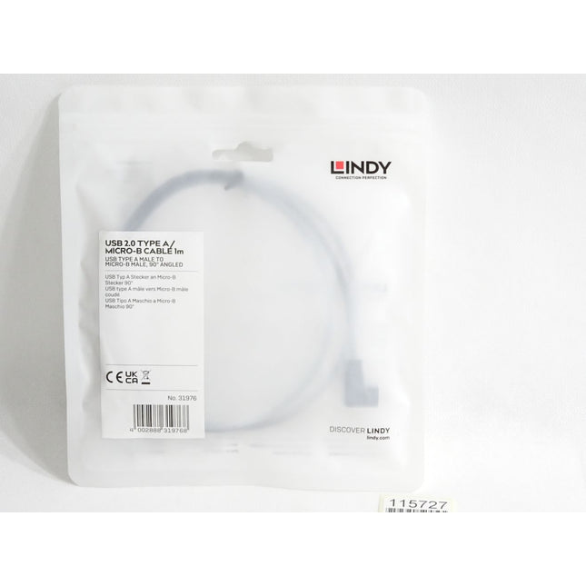 Lindy USB 2.0 TYPE A Micro-B Kabel 1m 31976 / Neu OVP - Maranos.de