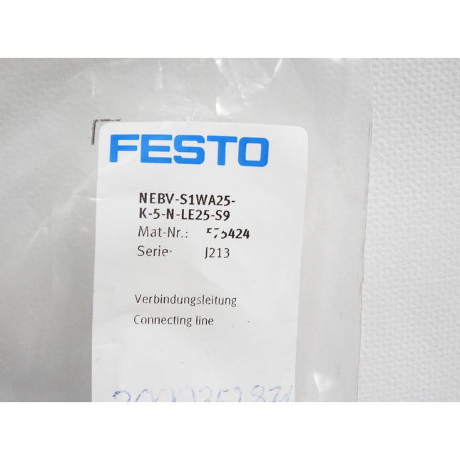 Festo Verbindungsleitung 575424 NEBV-S1WA25-K-5-N-LE25-S9 / Neu OVP - Maranos.de