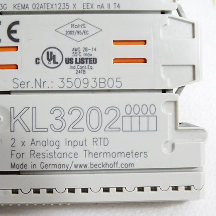 Beckhoff analoge Eingangsklemme KL3202 0000