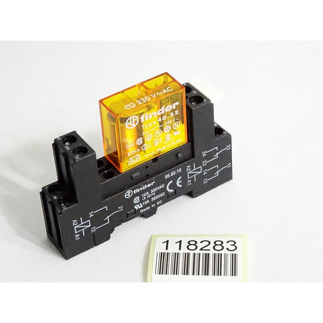 Finder 95.85.10 Relais mit Sockel 40.52 5A 230VAC - Maranos.de