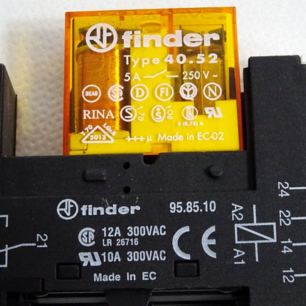 Finder 95.85.10 Relais mit Sockel 40.52 5A 230VAC - Maranos.de