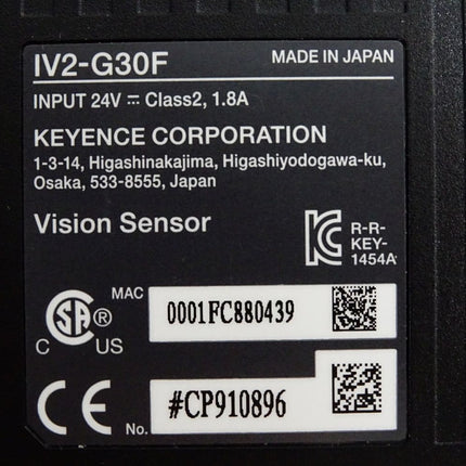 Keyence Auswerteeinheit Auto-Learn Modell IV2-G30F / Neu OVP