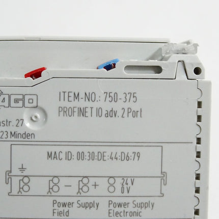 Wago 750-375 Feldbuskoppler PROFINET IO - Maranos.de