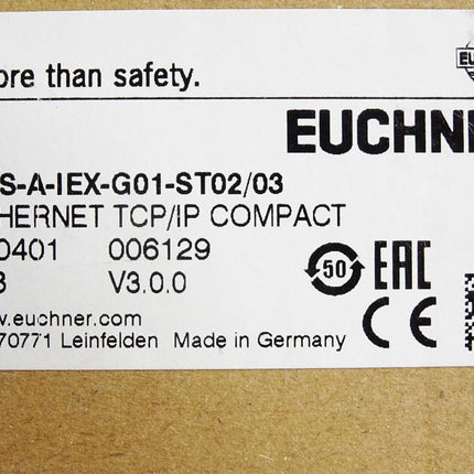 Euchner Schlüsselaufnahme Ethernet TCP/IP 100401 EKS-A-IEX-G01-ST02/03 / Neu OVP - Maranos.de