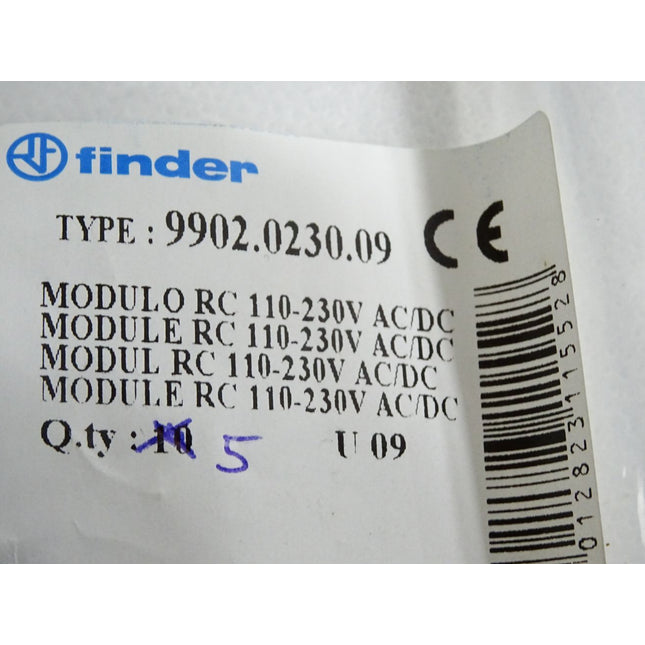 Finder Modul RC 110-230V AC/DC 99.02.0.230.09 / Inhalt:5 Stück / Neu OVP - Maranos.de