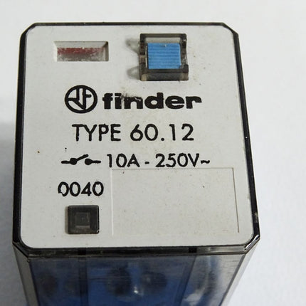 Finder Relais 60.12 10A 250VAC 24VDC mit Sockel 90.72 - Maranos.de