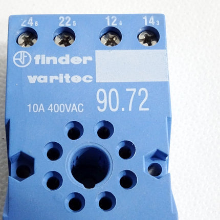Finder Relais 60.12 10A 250VAC 24VDC mit Sockel 90.72 - Maranos.de