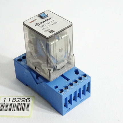 Finder Relais 60.13 6A 250VAC 24VDC mit Sockel 90.73 - Maranos.de