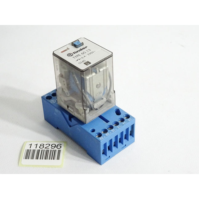 Finder Relais 60.13 6A 250VAC 24VDC mit Sockel 90.73 - Maranos.de