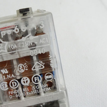 Finder Relais 60.13 10A 250VAC 24VDC mit Sockel 90.112 - Maranos.de