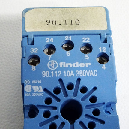 Finder Relais 60.13 10A 250VAC 24VDC mit Sockel 90.112 - Maranos.de