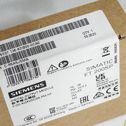 Siemens ET200SP F-DQ 6ES7136-6DB00-0CA0 6ES7 136-6DB00-0CA0 / Neu OVP versiegelt