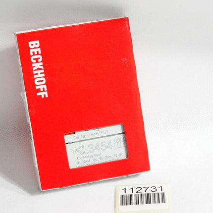 Beckhoff KL3454 0000 analoge Eingangsklemme / Neu OVP versiegelt - Maranos.de