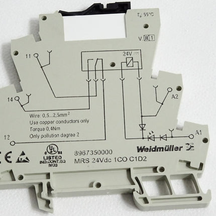 Weidmüller 8967350000 4060120000 Relaiskoppler MRS 24Vdc 1CO C1D2 / Unbenutzt - Maranos.de