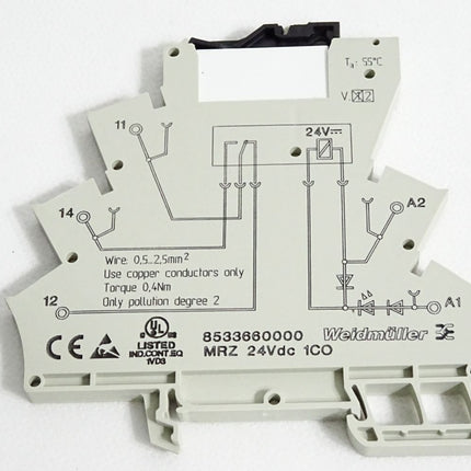 Weidmüller 8533660000 MRZ 24VDC 1CO + 4060120000 Relaiskoppler / Unbenutzt - Maranos.de