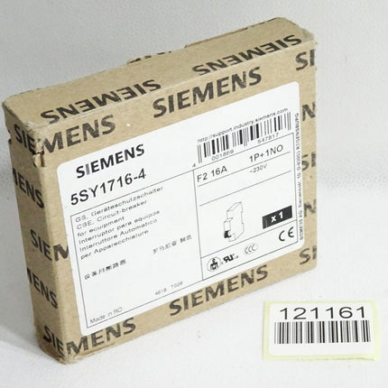 Siemens Geräteschutzschalter 5SY1716-4 / Neu OVP