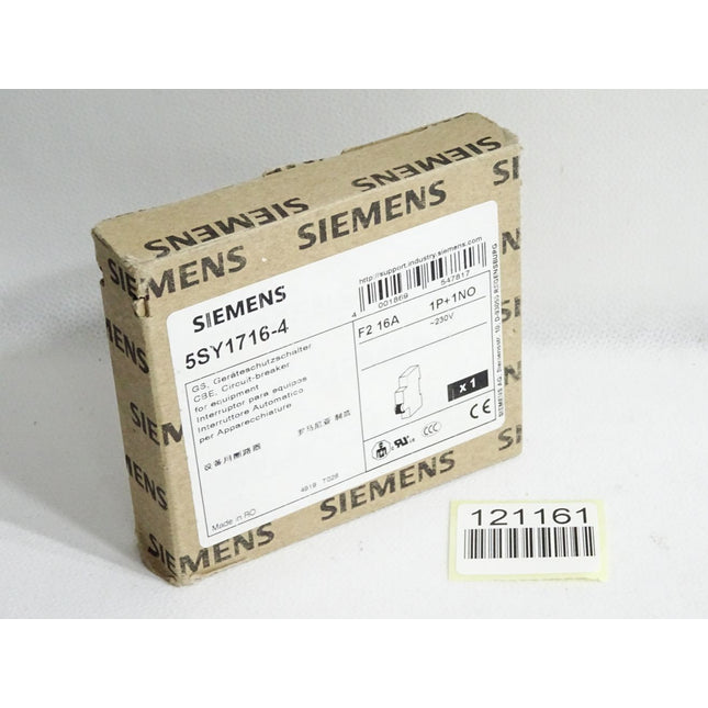 Siemens Geräteschutzschalter 5SY1716-4 / Neu OVP