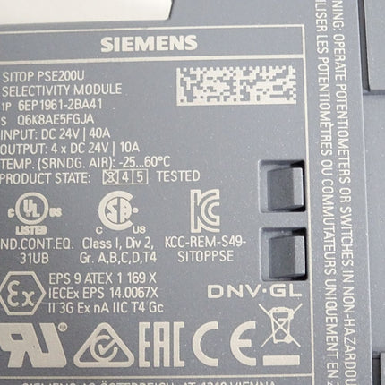Siemens Sitop PSE200U 6EP1961-2BA41 / Neuwertig