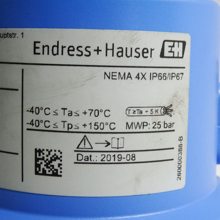 Endress+Hauser Vibronik Grenzstanddetektion Soliphant T FTM20-AG22A / Unbenutzt - Maranos.de