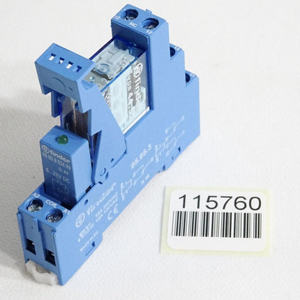 Finder Relais 44.52 6A 250VAC mit Sockel 95.95.3 und Steckmodul 99.80.9.024.99 - Maranos.de