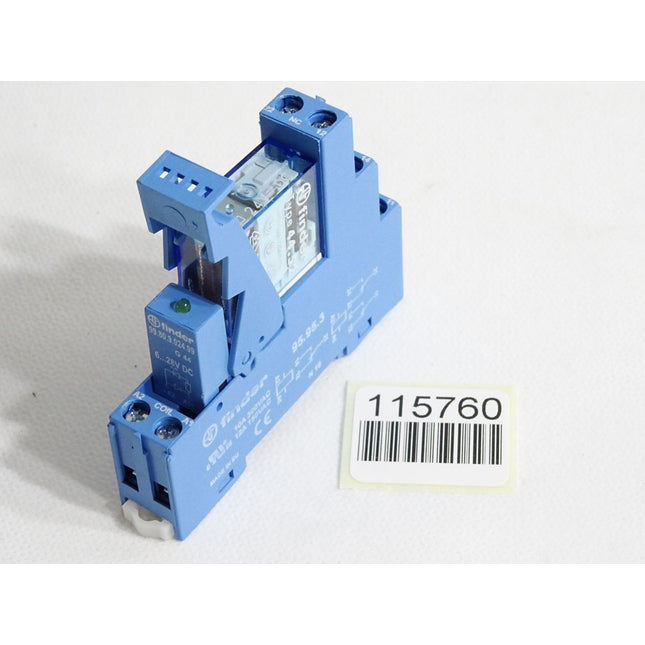 Finder Relais 44.52 6A 250VAC mit Sockel 95.95.3 und Steckmodul 99.80.9.024.99 - Maranos.de