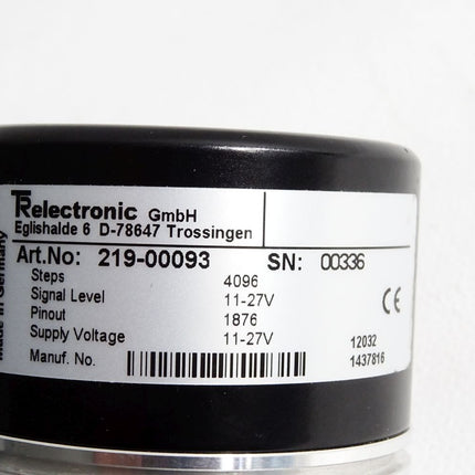 TR Electronic Drehgeber 219-00093 4096 steps / Unbenutzt - Maranos.de