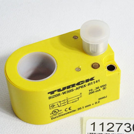 Turck Bi20R-W30S-AP6X-H1141 Induktiver Sensor Ringsensor/ Unbenutzt - Maranos.de