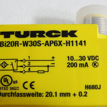 Turck Bi20R-W30S-AP6X-H1141 Induktiver Sensor Ringsensor/ Unbenutzt - Maranos.de