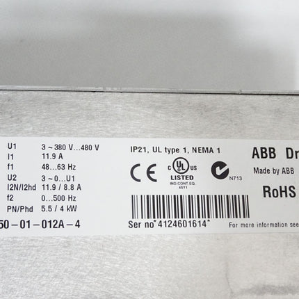 ABB Drives ACS550-01-012A-4 5.5kW/4kW Frequenzumrichter - Maranos.de
