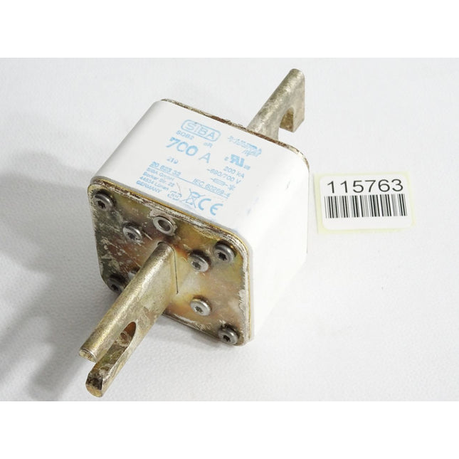 SIBA Sicherung 2062332 700A 200kA 690/700VAC SQB2 aR / Unbenutzt - Maranos.de