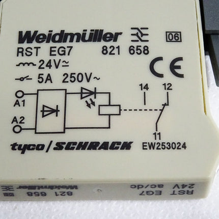 Weidmüller Tyco Schrack 821658 RST EG7 Relaiskoppler / Unbenutzt - Maranos.de