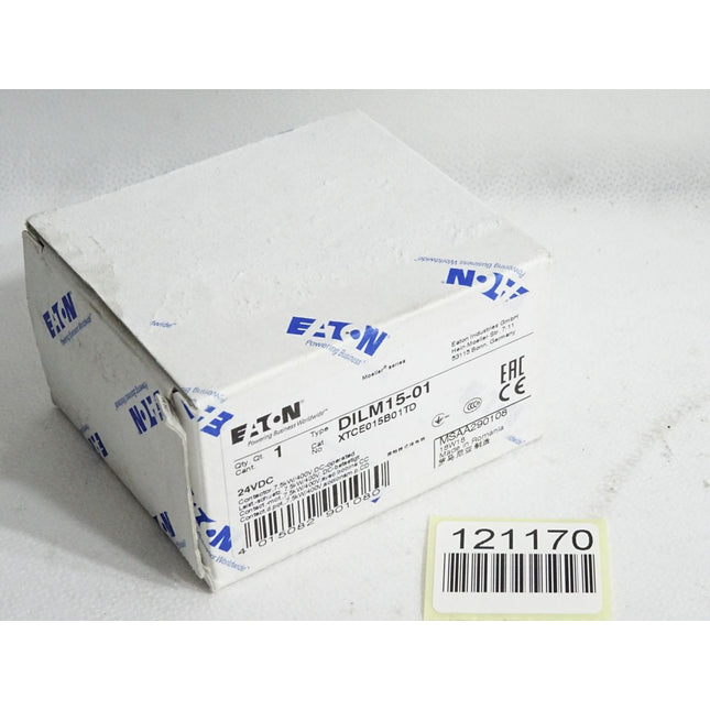 Eaton Leistungsschütz DILM15-01 XTCE015B01TD 24VDC / Neu OVP