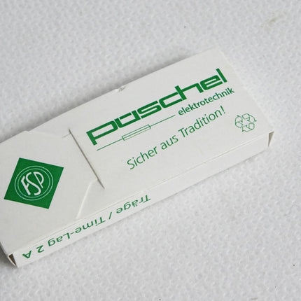 Püschel 10 G-Sicherungseinsätze 2A 250V 118.000 / Neu OVP - Maranos.de