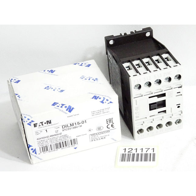 Eaton Leistungsschütz DILM15-01 XTCE015B01W 42V-48V / Neu OVP