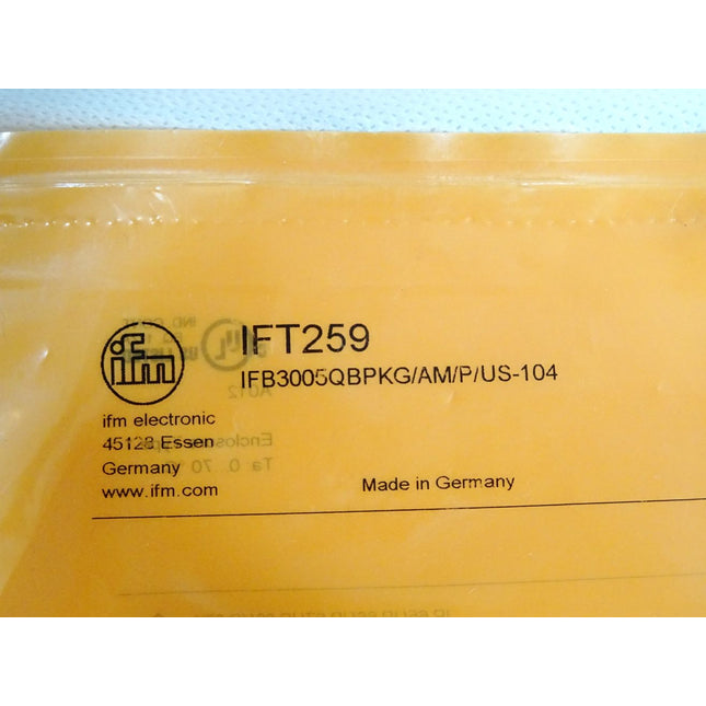 Ifm electronic Induktiver Ganzmetallsensor IFT259 IFB3005QBPKG/AM/P / Neu OVP