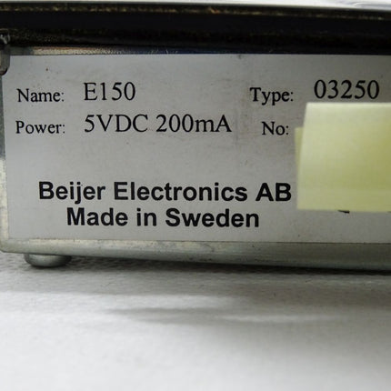 Beijer Electronics Panel E150 Type 03250 - Maranos.de