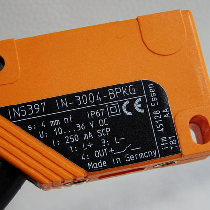 Ifm electronic Induktiver Sensor IN5397 IN-3004-BPKG / Unbenutzt