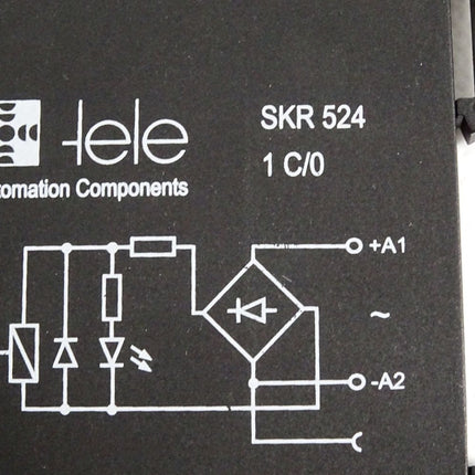 Tele SKR524 1 C/0 Schmalbaukoppelrelais 24V AC/DC 1 Wechsler / Unbenutzt - Maranos.de