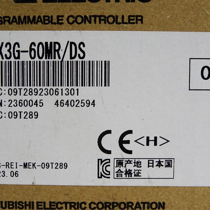 Mitsubishi Electric FX3G-60MR/DS Logikmodul / Neu OVP - Maranos.de