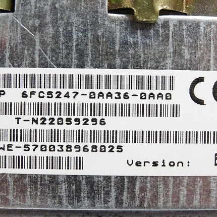 Siemens Panel 6FC5203-0AB20-1AA0 MMC103 6FC5210-0DA20-2AA1 6FC5247-0AA36-0AA0 - Maranos.de