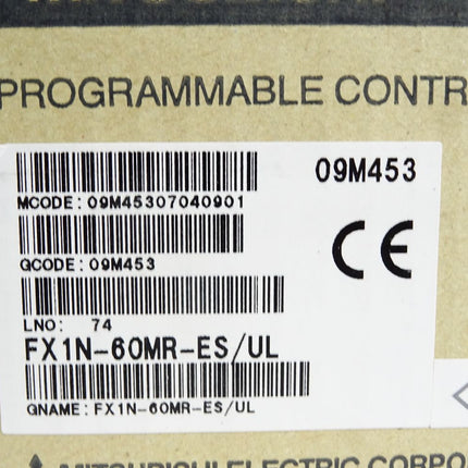 Mitsubishi Electric FX1N-60MR-ES/UL Controller / Neu OVP - Maranos.de