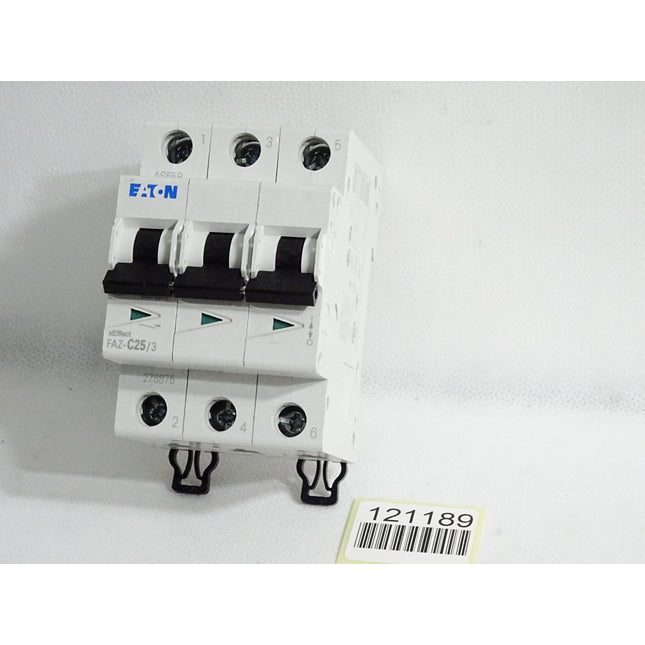 Eaton xEffect Leitungsschutzschalter FAZ-C25/3 278875 / Unbenutzt