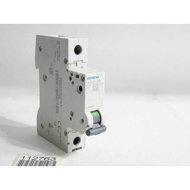 Siemens Leitungsschutzschalter 5SL6101-7BB MCB C1 / Unbenutzt - Maranos.de