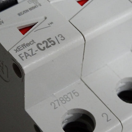 Eaton xEffect Leitungsschutzschalter FAZ-C25/3 278875 / Unbenutzt